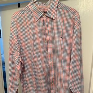 Vineyard Vines Mens Long Sleeve Button Down XL